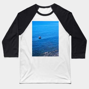 Summer Sea Boat Sailing Baseball T-Shirt